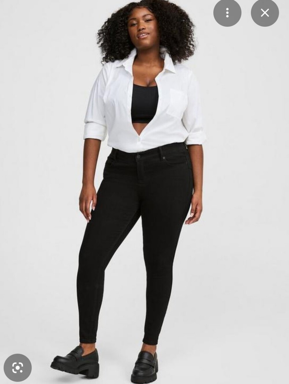 torrid Bombshell Black Skinny Jeans - High Rise Stretch 16 Xt